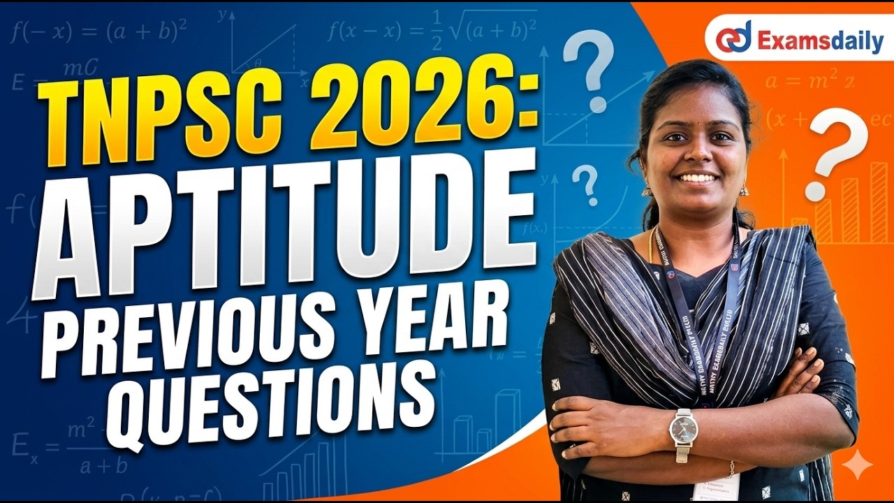 TNPSC 2026 - APTITUDE - PREVIOUS YEAR QUESTIONS DISCUSIION
