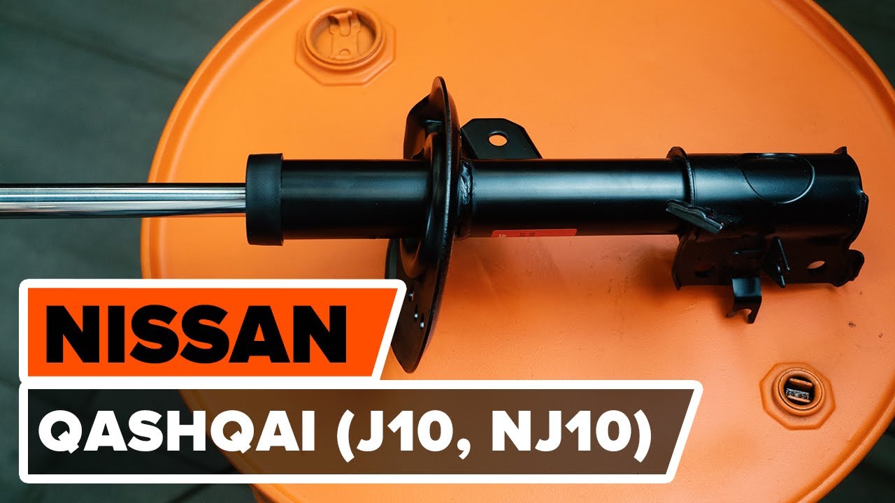 Kaip pakeisti Nissan Qashqai J10 pakabos statramstis: priekis - keitimo instrukcija