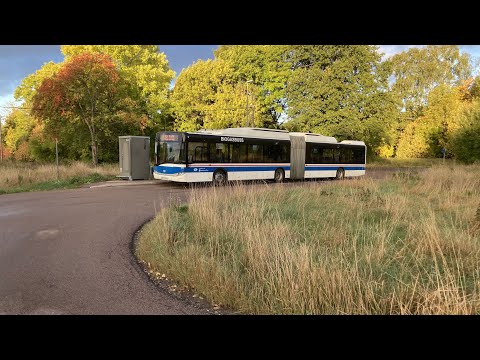 Bus ride linje 2 från Vinggatan till Hamregatan