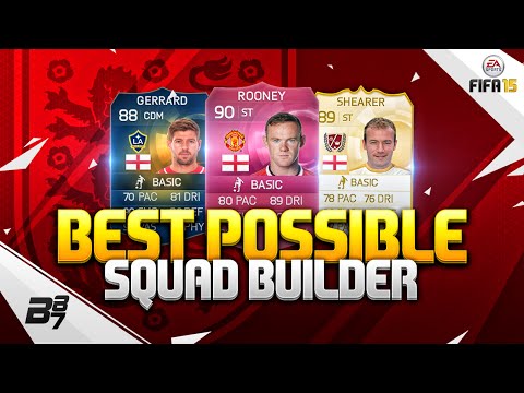 FIFA 15 | BEST POSSIBLE ENGLAND SQUAD BUILDER w/ TOTS GERRARD and LEGEND SHEARER
