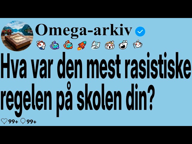 [HELE HISTORIEN] Hva var den mest rasistiske regelen på skolen din? SDDEFAULT Thumbnail