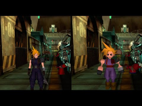 Final Fantasy VII (Mod 7th Heaven 2.0 vs Steam)
