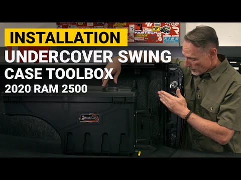 How to Install UnderCover Swing Case Truck Bed Toolbox on 2020 Ram 2500 w/o RamBox