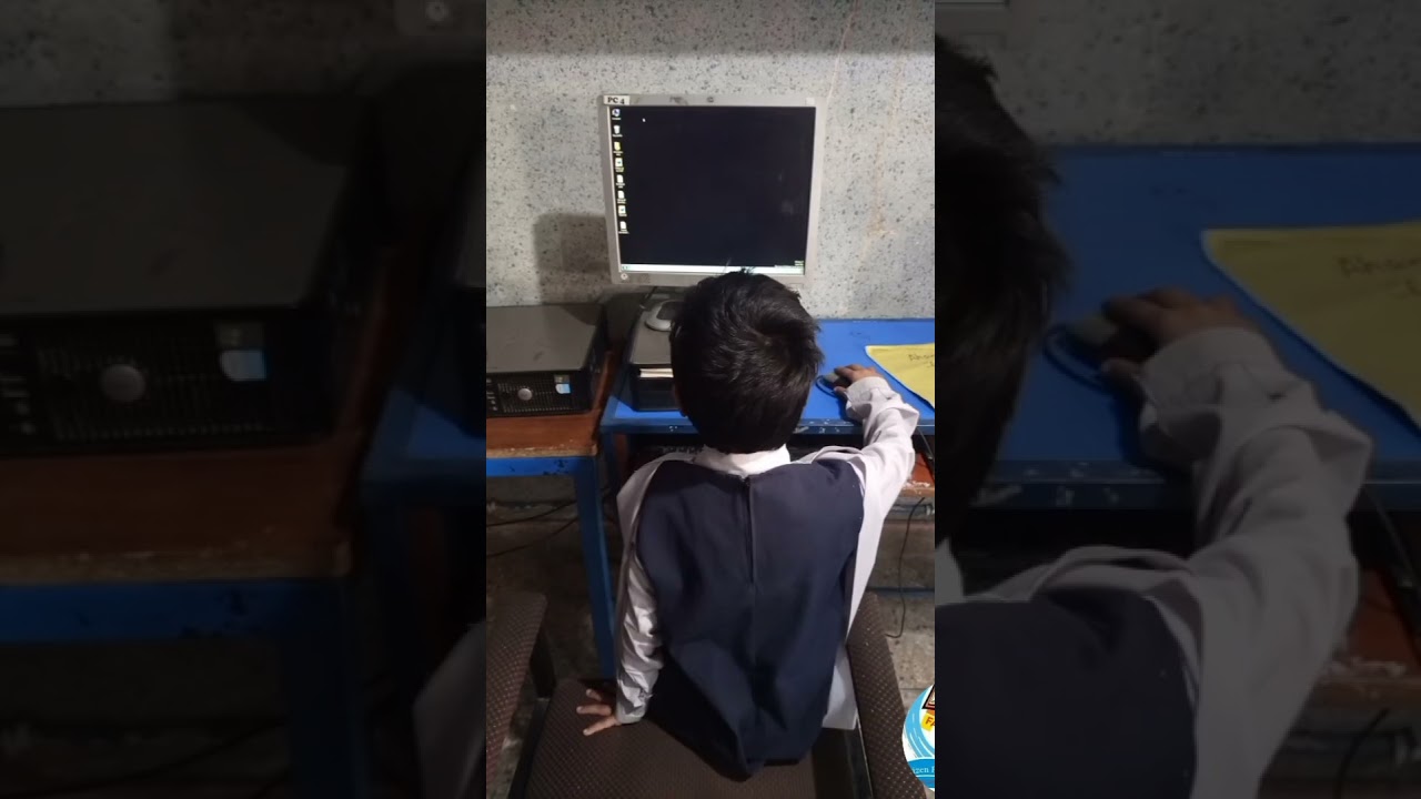 Computer lab Session with Grade 2 #school #computer #computerlab #activity
