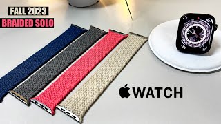 NEW Fall 2023 Braided Solo Loops for Apple Watch S9 | AW Ultra 2 (ALL COLORS) Review & [Hands-On]