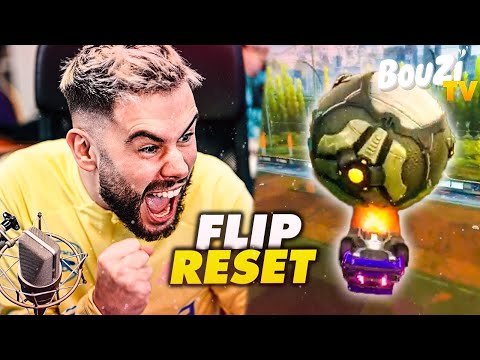 JE RENTRE MON PREMIER FLIP RESET SUR ROCKET LEAGUE !