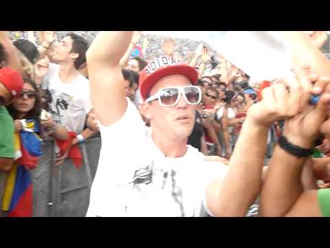 Shot of vodka with Dimitri Vegas @ Tomorrowland 2012