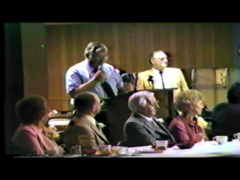 Ed Wolak and Bueford Huey Retirement Party 1984