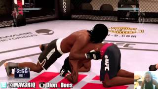 UFC - UFC Career Mode Ep.3 - BLACK ON BLACK CRIME - UFC FIGHTS 2014