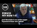 José Mourinho is na verlies tegen Feyenoord klaar met al het 'gehuil'