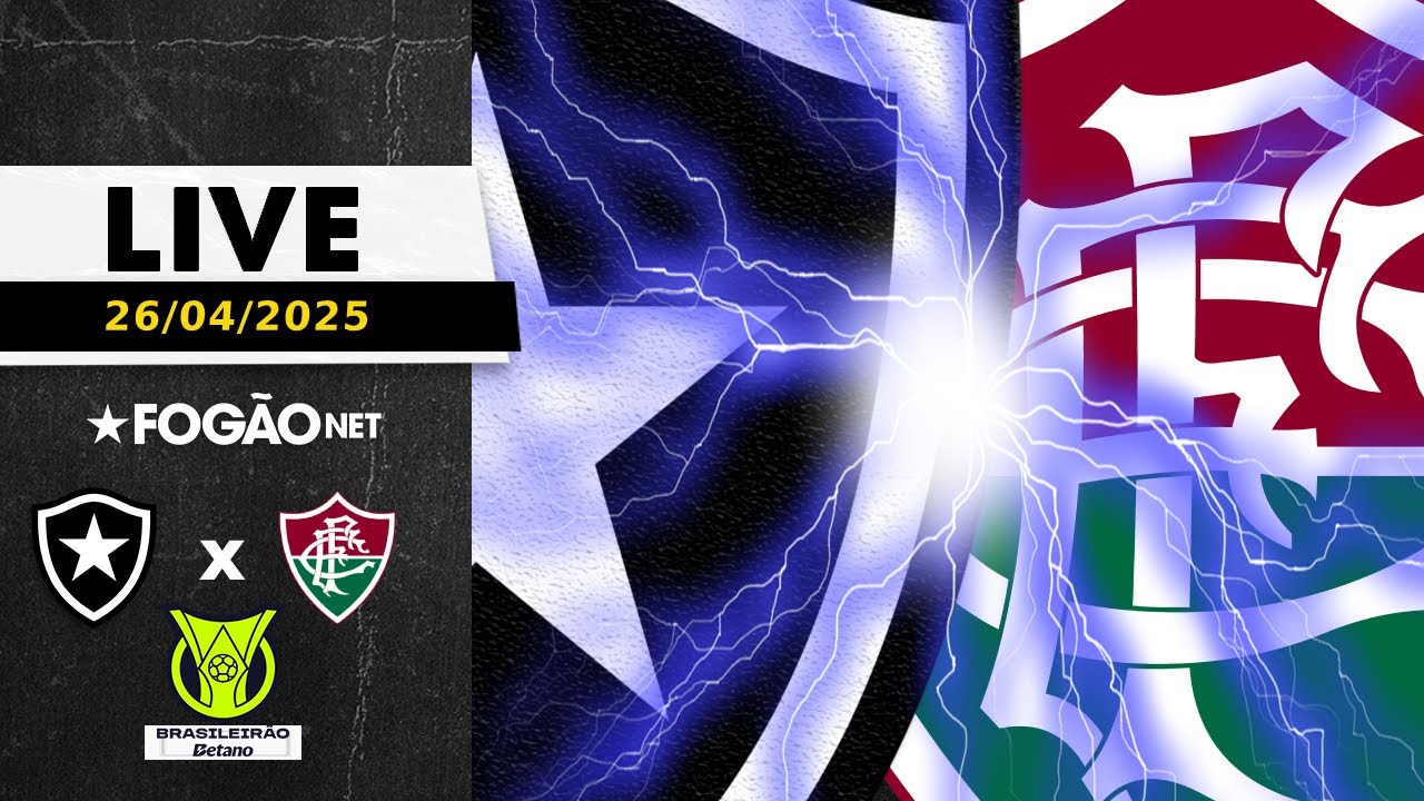 LIVE | Pré-jogo de Botafogo x Fluminense pela 6ª rodada do Campeonato Brasileiro 2025