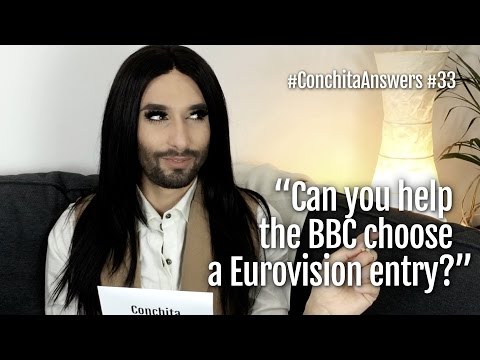 #ConchitaAnswers #33: Help the BBC select a ESC entry