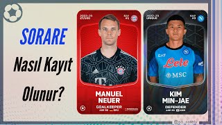 Sorare - Nasıl Kayıt Olunur?