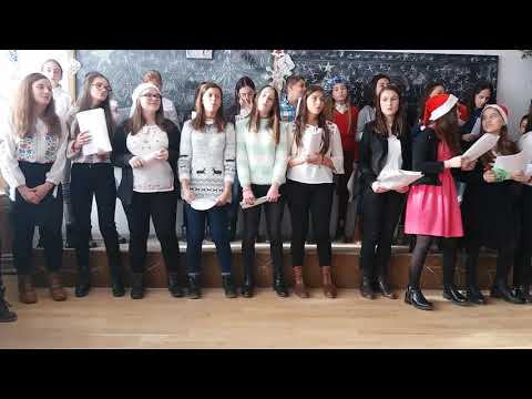 La mulţi ani !...moment final al serbării de la Heleşteni - 20 dec. 2017