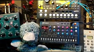 Roland S-1 jam : the fat bitimbral synth (seq + arp V.1.01) // the best SH-101 ?... #horrorcore