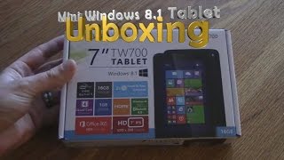 Winbook TW700 Tablet Unboxing and First Impressions Windows 8.1 Tablet