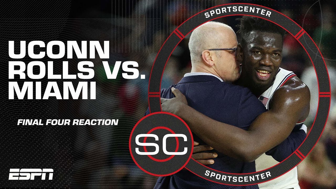 Miami vs. UConn Reaction: The Huskies looked like a ‘dominant force’ – Rece Davis | SportsCenter