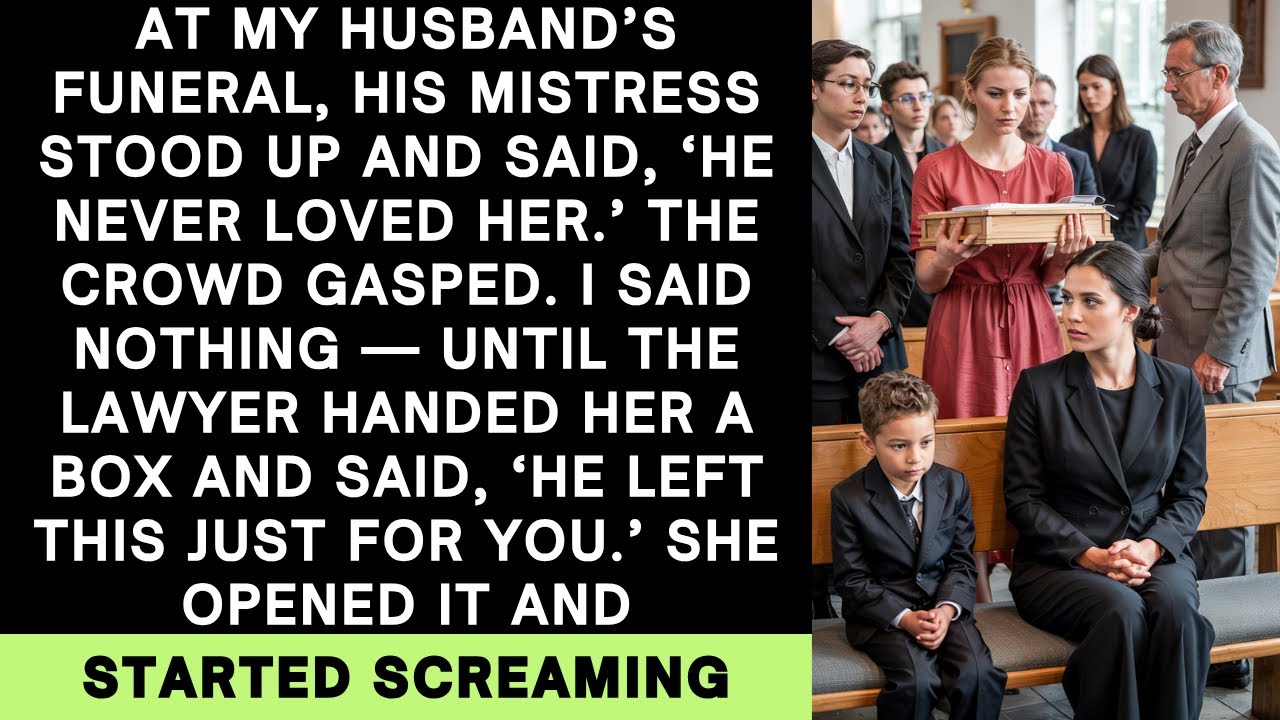 She Thought She Won—Then Opened the Box My Husband Left Her at His Funeral