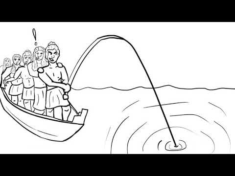 Māori Story: Te Ika A Māui (Māui's Great Fish) Animatic