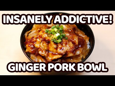 This Addictive Ginger Pork Rice Bowl is My New Obsession!