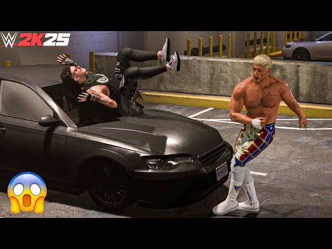 Cody Rhodes destroys Dominik Mysterio at Backstage Brawl | WWE 2K25 Gameplay