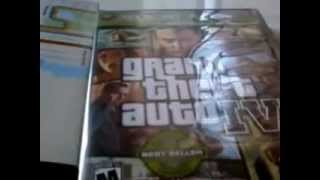 preview picture of video 'Meu Primeiro  Unboxing  Do Famoso Game Grand Theft Auto 4 - GTA 4 Platinum Hits'