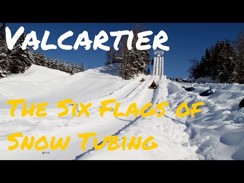 Valcartier is the BEST Snow Tubing Destination in Quebec!