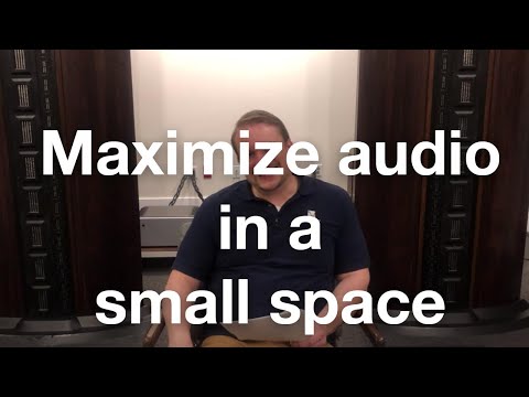 How to maximize audio in a small space