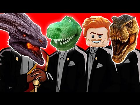 LEGO Jurassic World 3: Dominion & Mission: Rescue Blue the Dinosaur - Coffin Dance Meme Cover