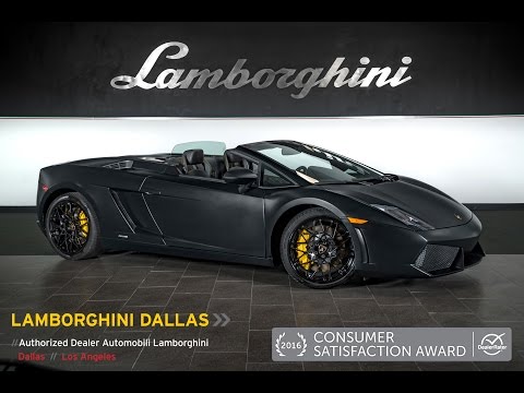 2010 Lamborghini Gallardo LP 560-4 Spyder Nero Nemesis L0931