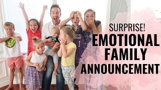 EMOTIONAL PREGNANCY ANNOUNCEMENT! BABY #7!