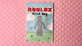 paper diy | roblox outfit blind bag | tutorial | asmr | applefrog