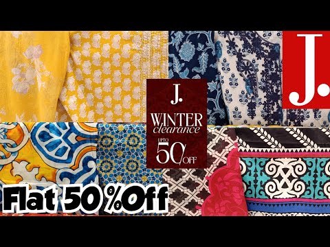 J.Winter Clearence Year End Sale🔥J.Unstitched Flat 60% Off🔥J.Sale 2025