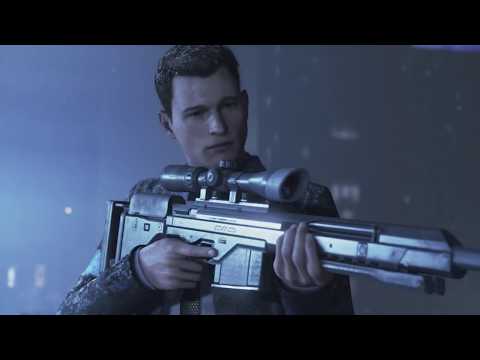 Part  32 - BATTLE FOR DETROIT: Connor spares North DETROIT BECOME HUMAN Walkthrough Gameplay