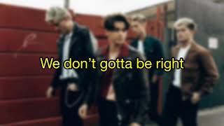 The Vamps - Right Now ( lyrics video )