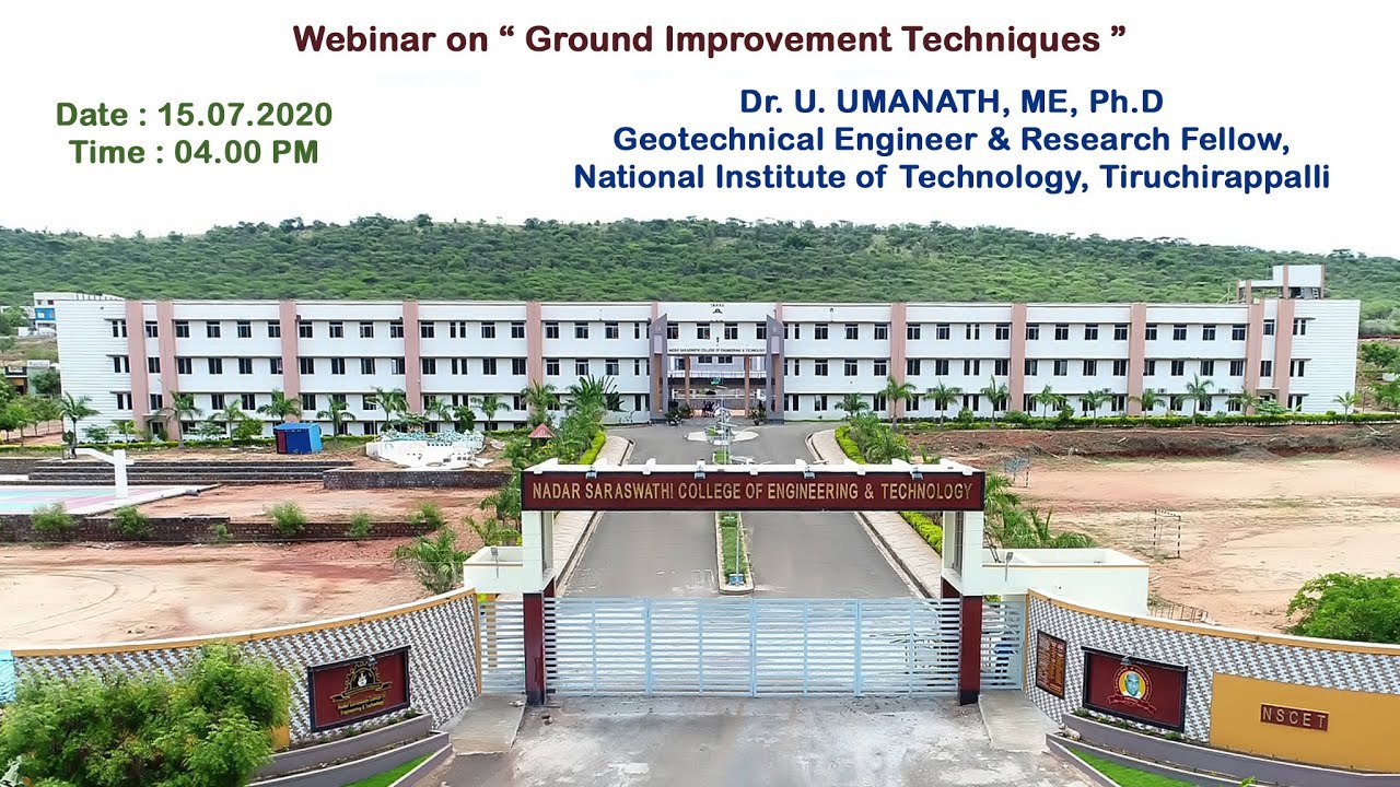 NSCET-CIVIL- Webinar on 