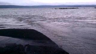 preview picture of video 'Haverstraw Beach Hudson River Estuary Forming'