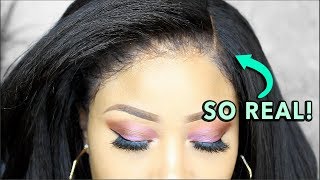 Easiest Way To MELT Your Lace Wig LIKE A PRO!! ⇢ start to finish