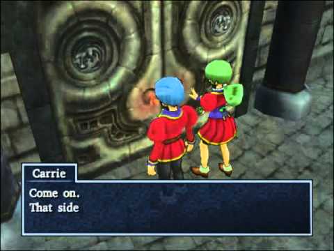 151 Dragon Quest 8 Cut-scene - Cash and Carrie Open the Doors of Judgement