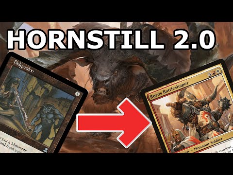 Hornstill 2: The Minotauring - Legacy Minotaur Tribal w Didgeridoo, Standstill, + Shark Typhoon MTG