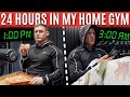 I spent 24 HOURS locked in my home gym