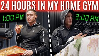I spent 24 HOURS locked in my home gym