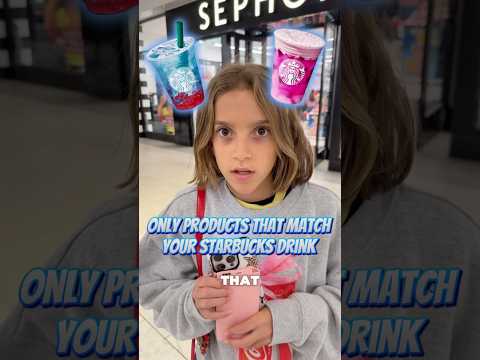 Only products that match your STARBUCKS drink! #sephora #starbucks #shopping #haul #shoppinghaul