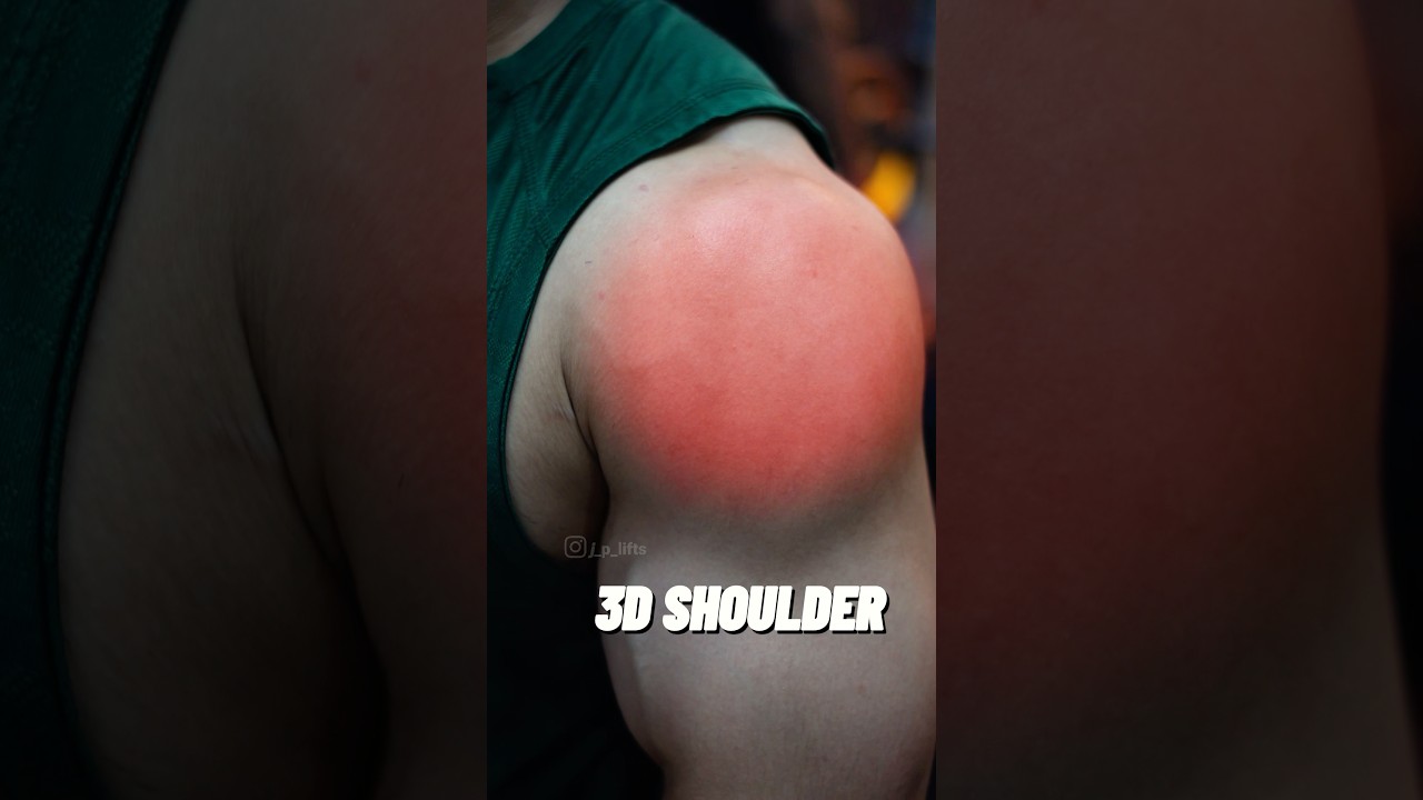 Want 3D shoulders? You only need 3 moves. Train smart - jplifts #3DShoulders