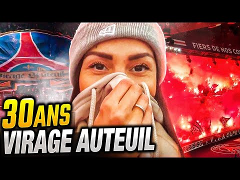 PSG NANTES : LE VIRAGE AUTEUIL S'ENFLAMME POUR SES 30 ANS ! (folie fumi)