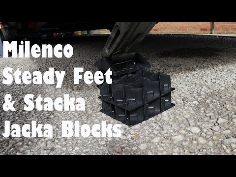 Milenco Corner Steady Pads  & Stacka Jacka, Blocks