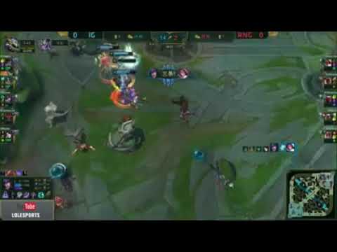 Invictus Gaming vs Royal Never Give Up LPL Highlight Game 1