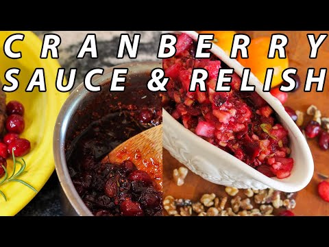 Thanksgiving Cranberry Sauce & Relish Recipes
