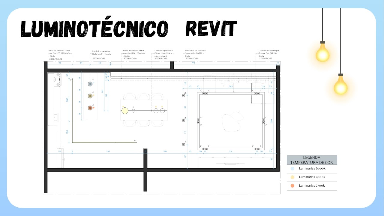 Luminotécnico no Revit