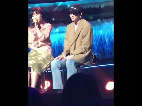 JBJ Hyunbin and Suhyun at Temporary Idol Showcase